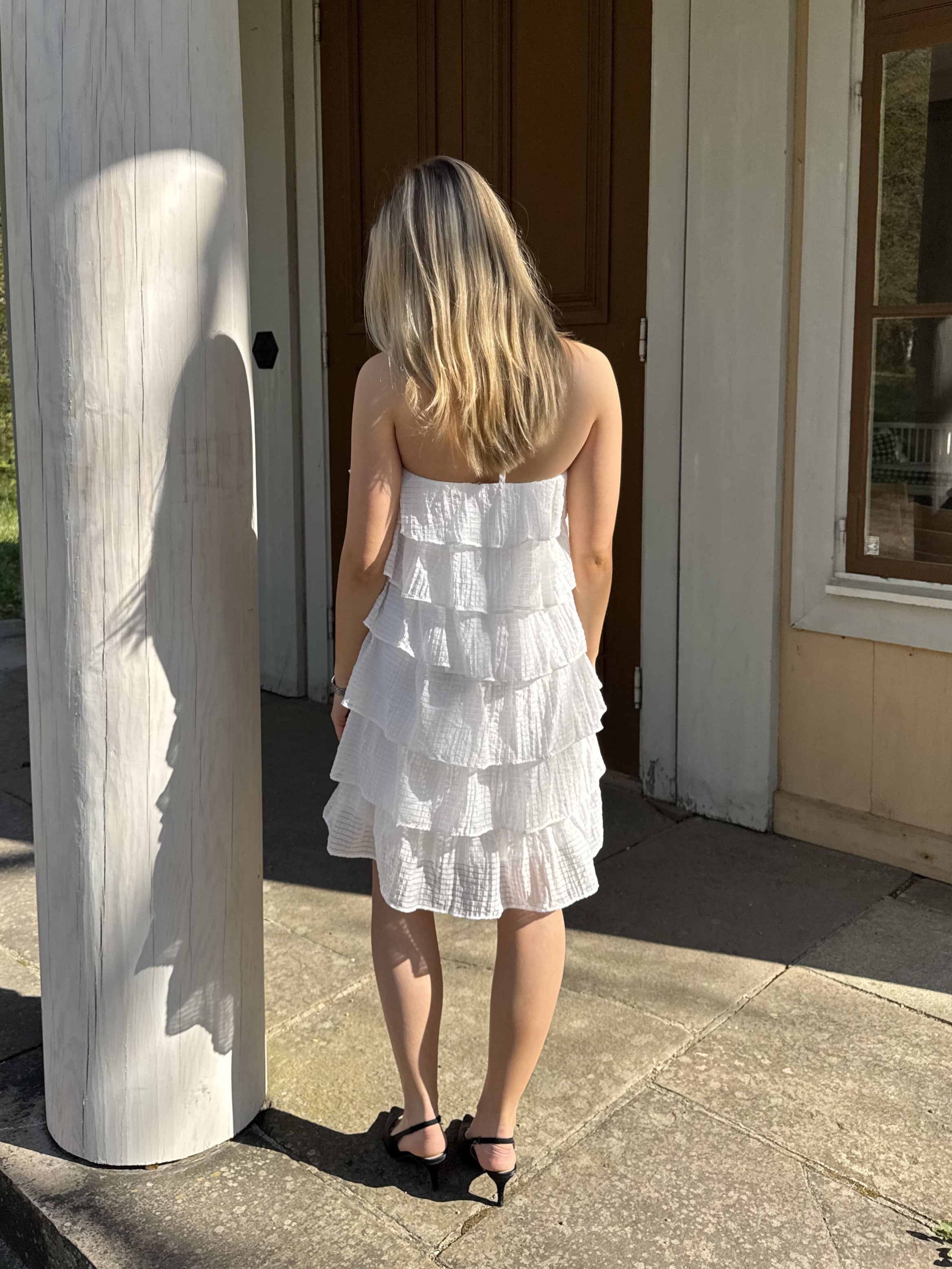 OBJBRITNEY Short Dress - White